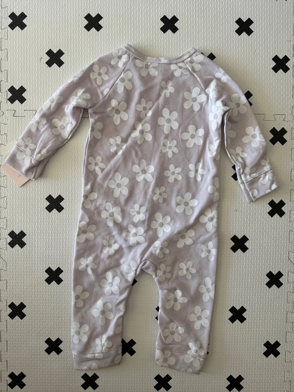 Grayson Mini 18m Floral One-Piece Romper in Light Lavender NWT